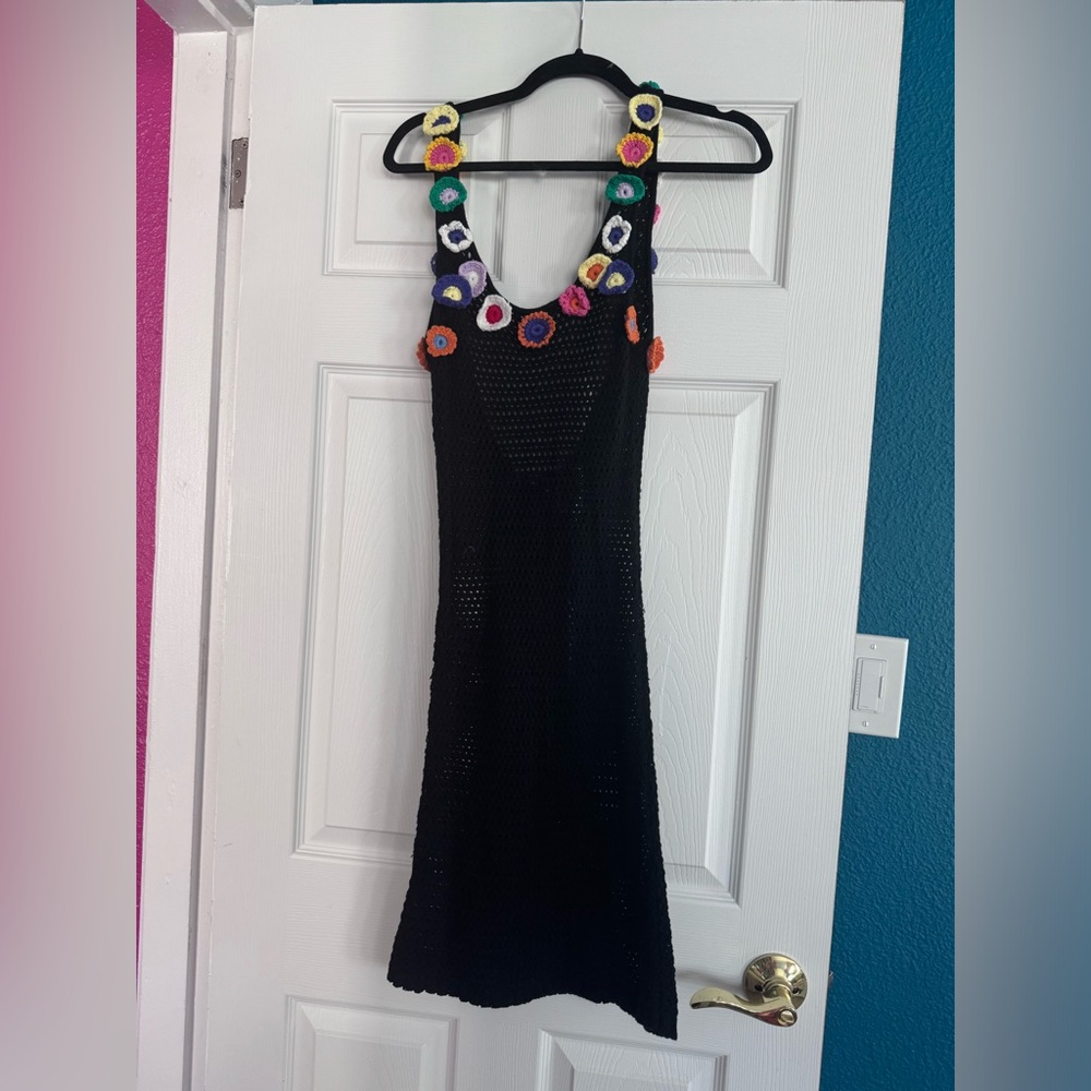 Staud crochet dress